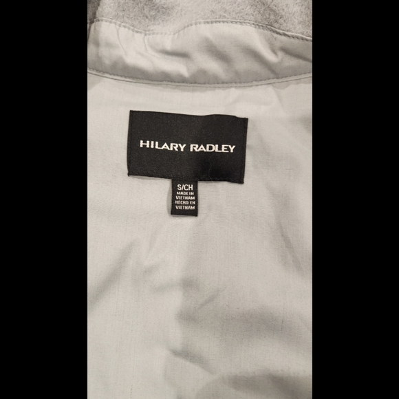 Women's Hilary Radley Over-Sized Button Jacket Size S Small Soft Smoky Gray EUC - Picture 3 of 6